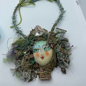 vintage Jean Shackleford Design most interesting set Necklace & earrings